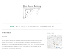 Tablet Screenshot of casabuenabuilders.com